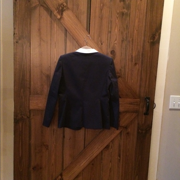 EUC. Alex Marie Navy jacket with white collar. - Picture 2 of 2